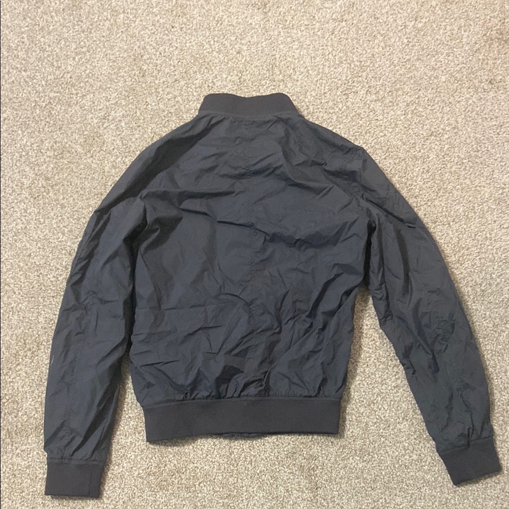 Women’s Gray Bomber Jacket - Picture 3 of 3